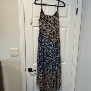 Floral printed maxi dress